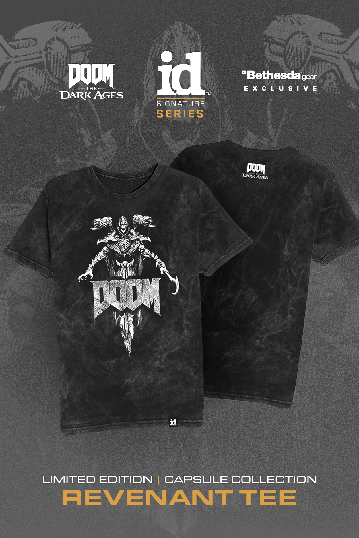 gear of the dark merch DOOM: The Dark Ages Revenant Tee