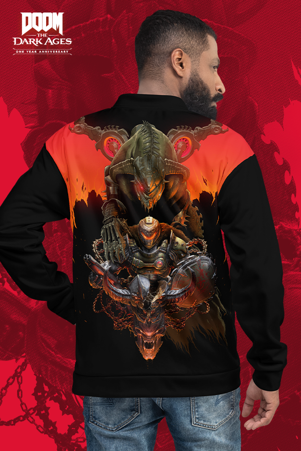 DOOM: The Dark Ages Luke Preece x Billelis Bomber Jacket 