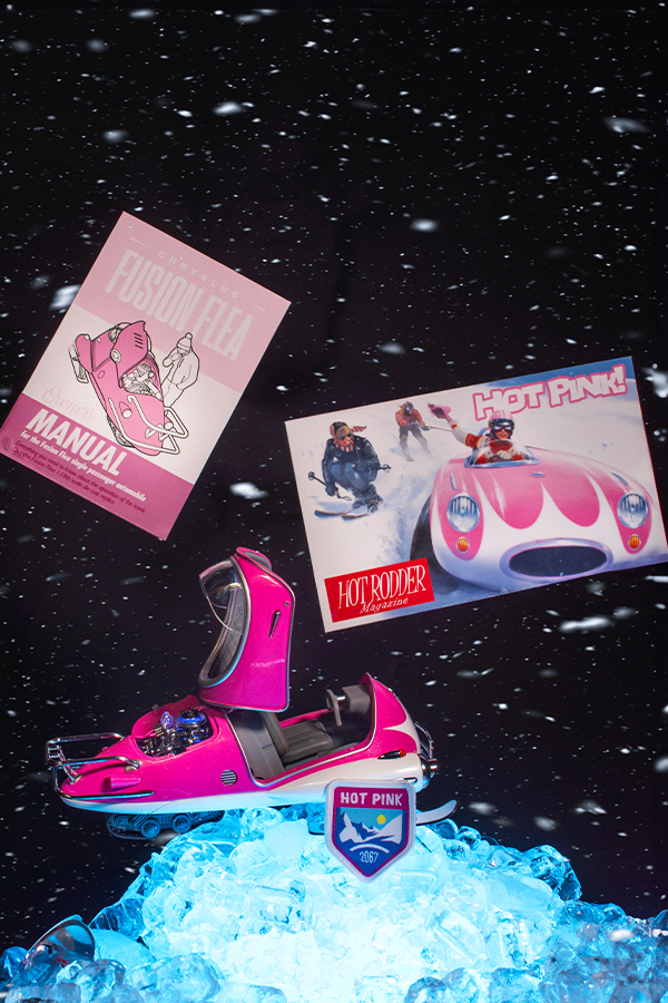 Fallout Hot Pink Snowtrack Flea Die-Cast Replica (Bethesda Gear Exclusive)