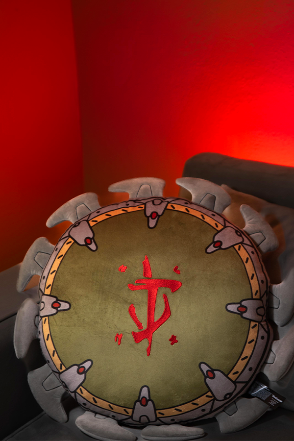 DOOM: The Dark Ages Shield Pillow Plush