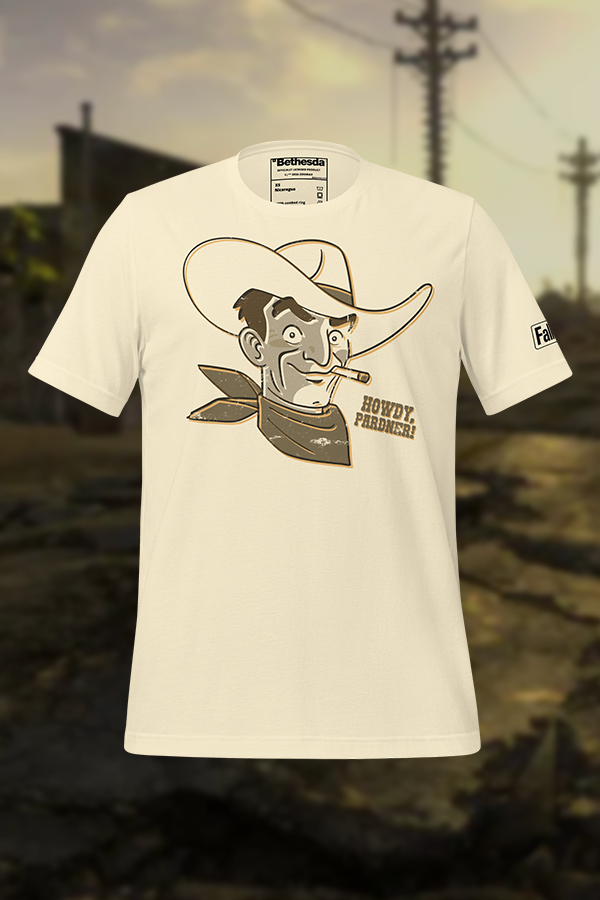 Fallout Howdy, Victor! Tee – Official Bethesda Gear Store