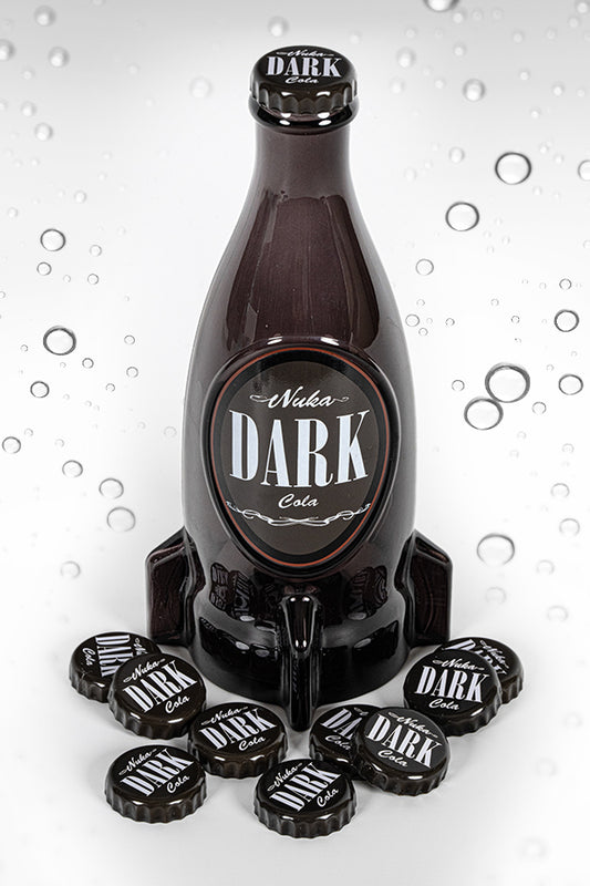 Fallout Nuka-Cola Dark Glass Bottle & Caps