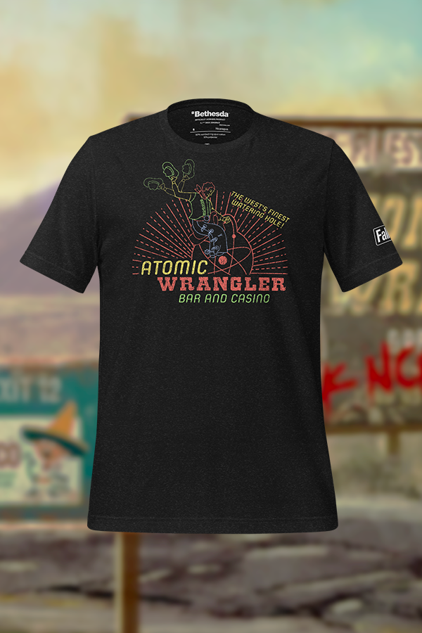 Fallout New Vegas Atomic Wrangler Casino Tee – Official Bethesda