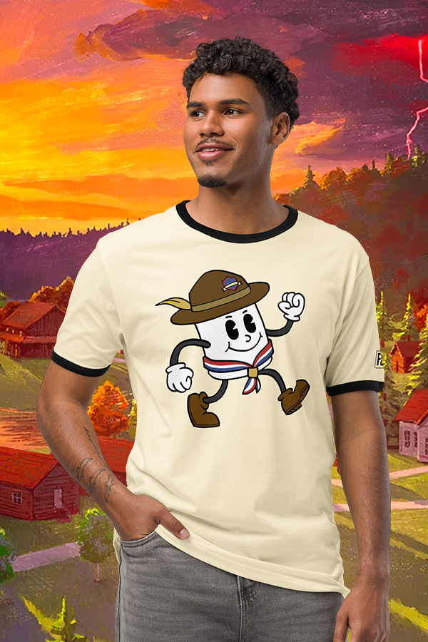 Fallout Marshal Mallow Camper Tee – Official Bethesda Gear Store