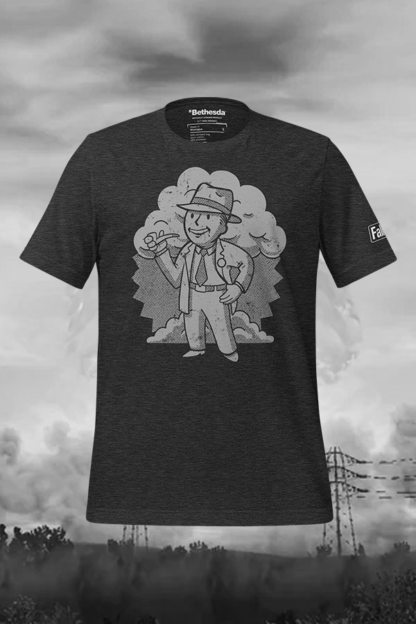 【中古】vaultroom STARTEND TEE WHT XLsize Fallout Vaultenheimer Tee – Official Bethesda Gear Store