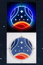 Starfield Constellation LED Wall Art