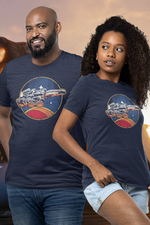Starfield Retro Ship Tee