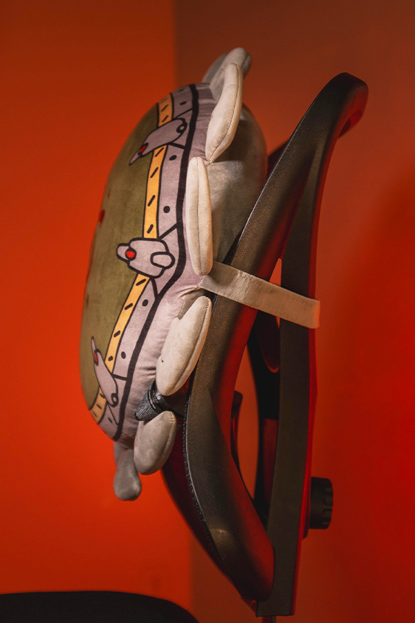 DOOM: The Dark Ages Shield Pillow Plush