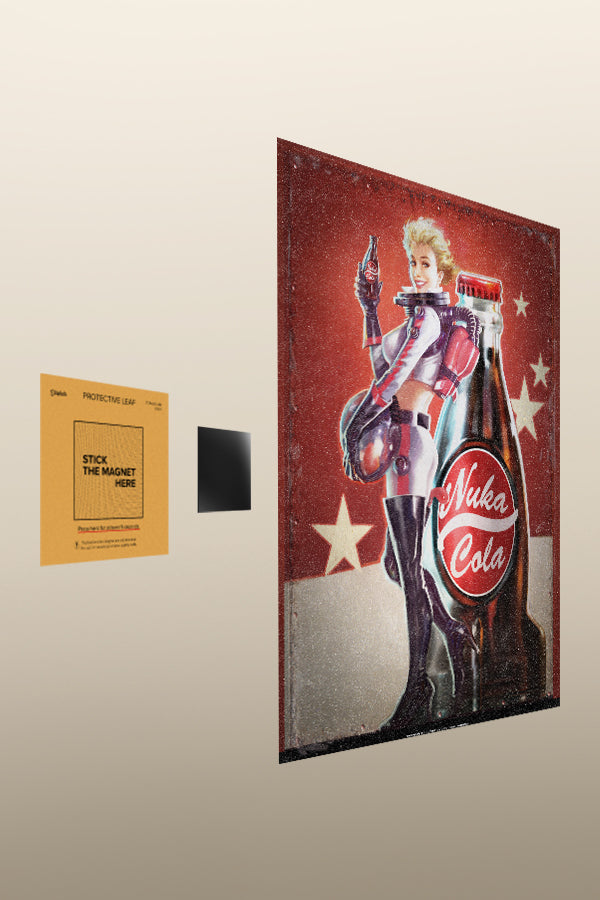 Fallout Nuka-Girl Metal Poster by Displate