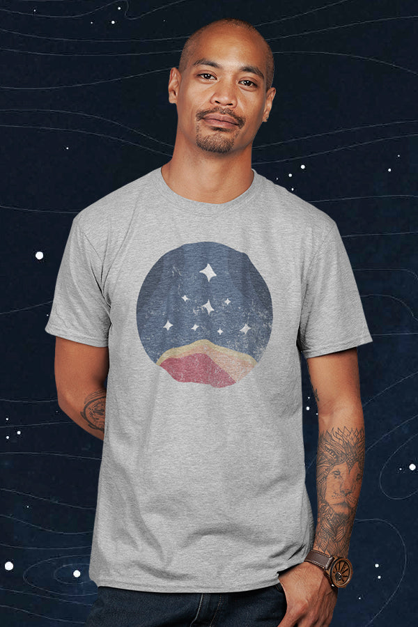 Starfield Retro Constellation Tee - Gray