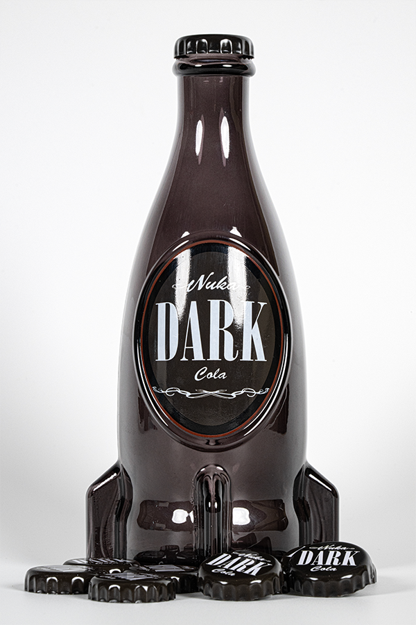 Fallout Nuka-Cola Dark Glass Bottle & Caps