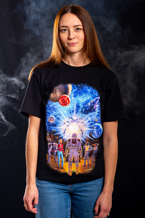 Starfield Secrets of the Universe by Greg Hildebrandt Tee