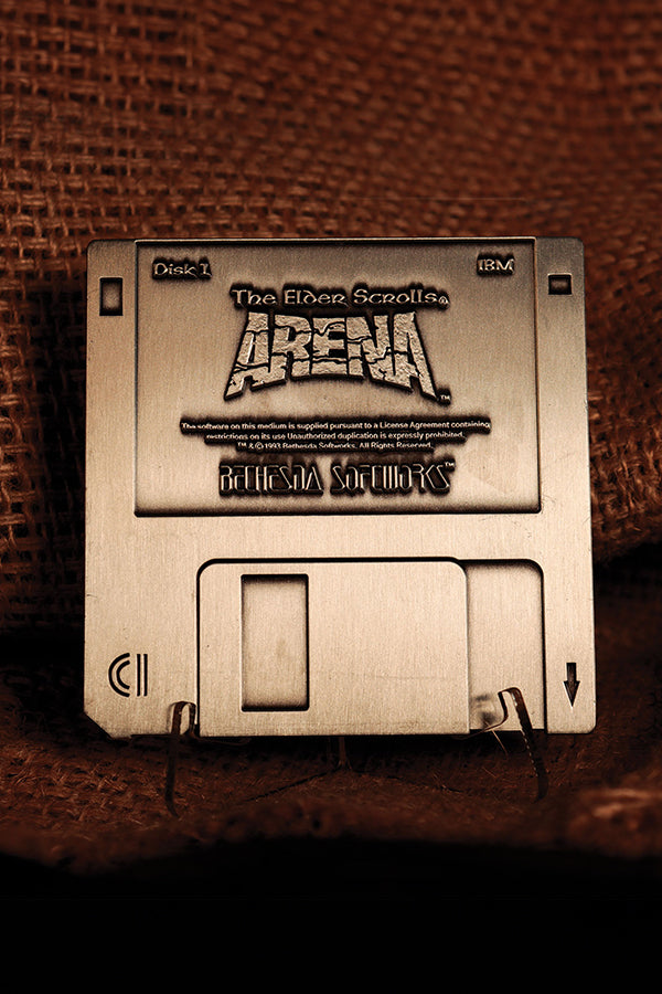 The Elder Scrolls Arena Commemorative Floppy Disk (Antique Silver Edition)