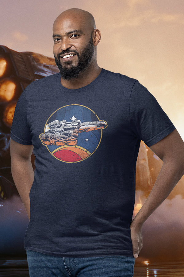 Starfield Retro Ship Tee
