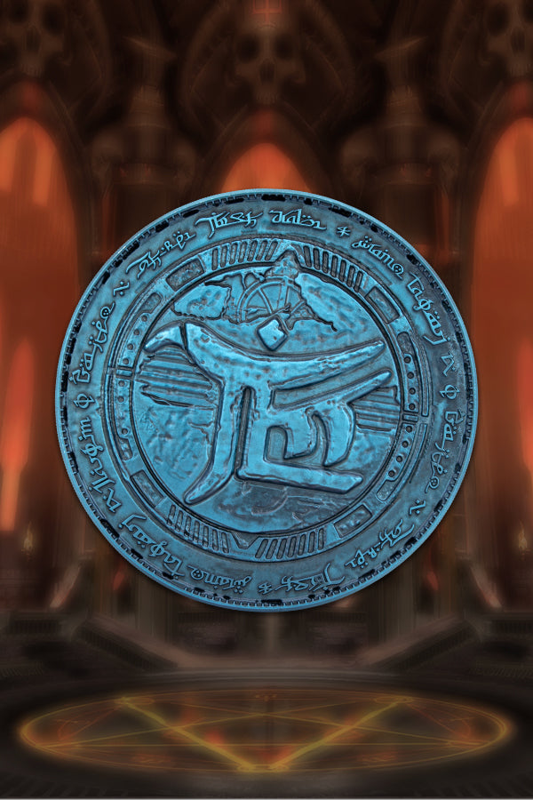 DOOM Eternal Hell Priest Challenge Coin