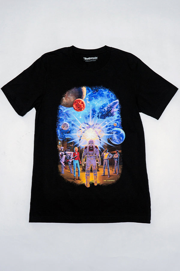 Starfield Secrets of the Universe by Greg Hildebrandt Tee