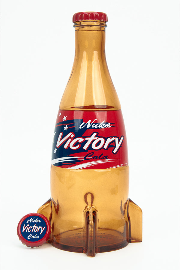 Fallout Nuka-Cola Victory Glass Bottle & Caps