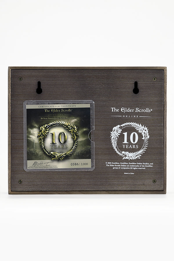 The Elder Scrolls Online 10-Year Anniversary Server Keepsake