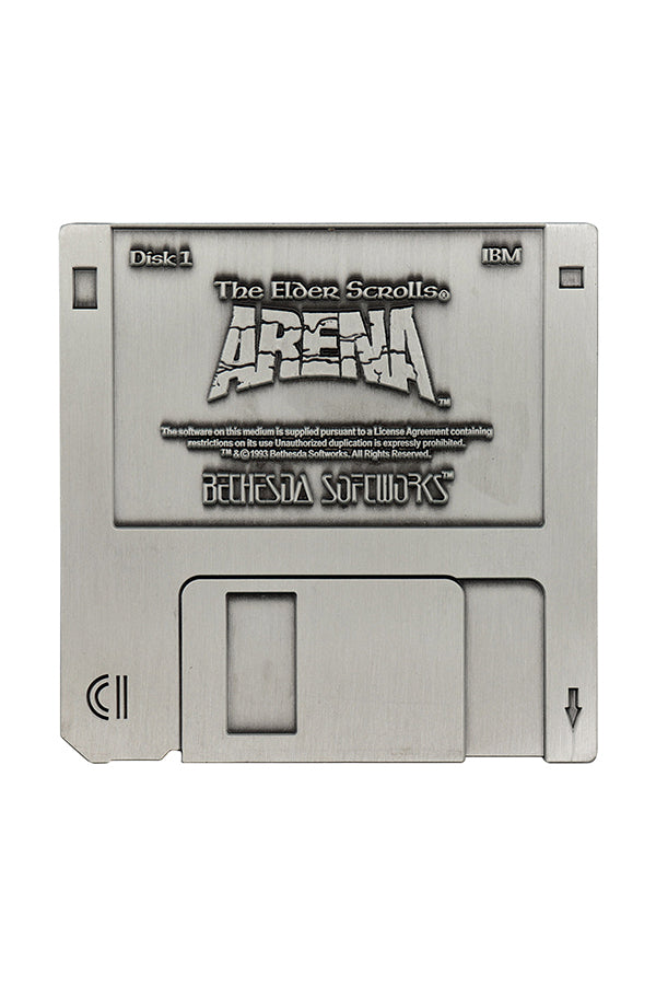 The Elder Scrolls Arena Commemorative Floppy Disk (Antique Silver Edition)