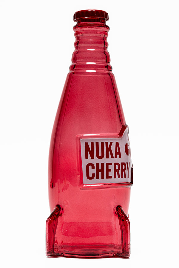 Fallout Nuka Cherry Glass Bottle & Caps