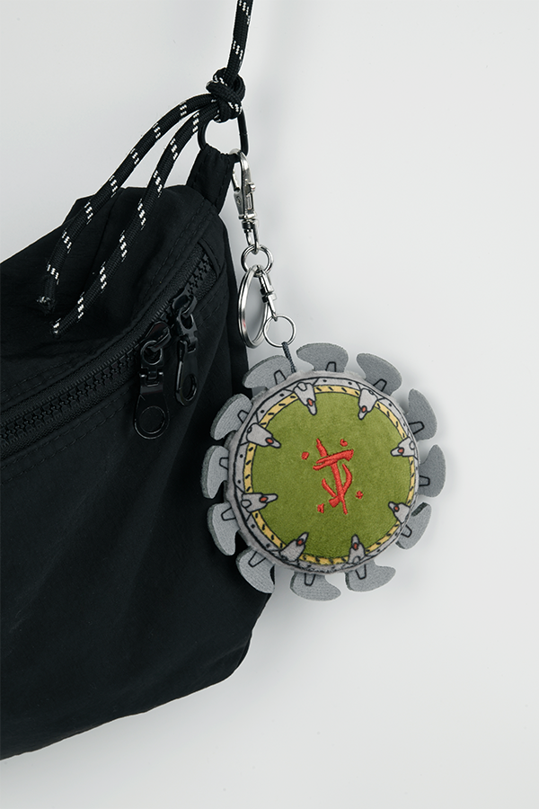 DOOM: The Dark Ages Shield Saw Plush Keychain