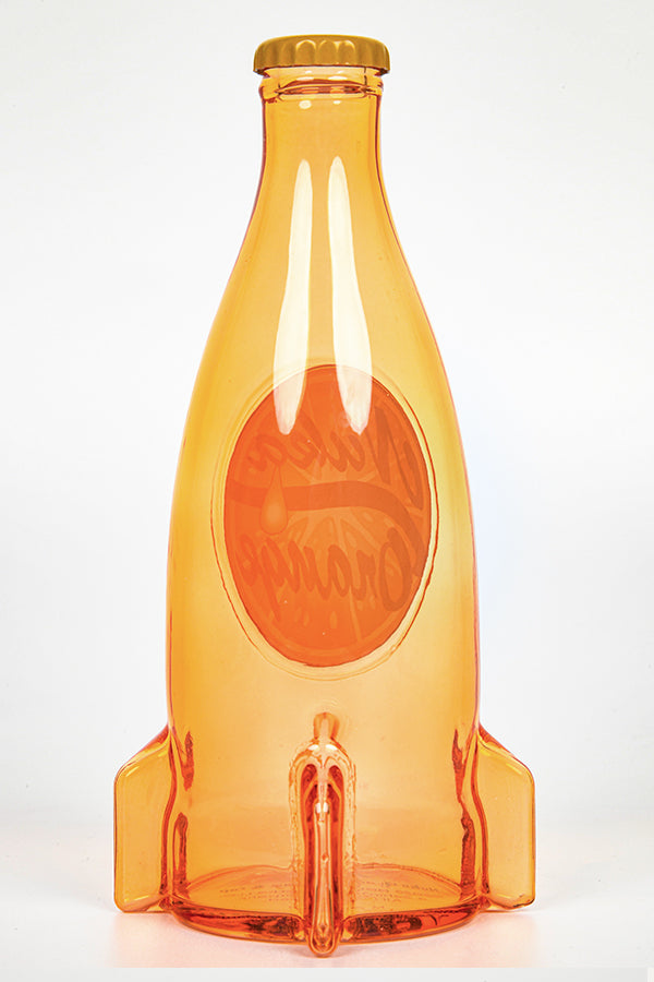 Fallout Nuka-Cola Orange Glass Bottle & Caps