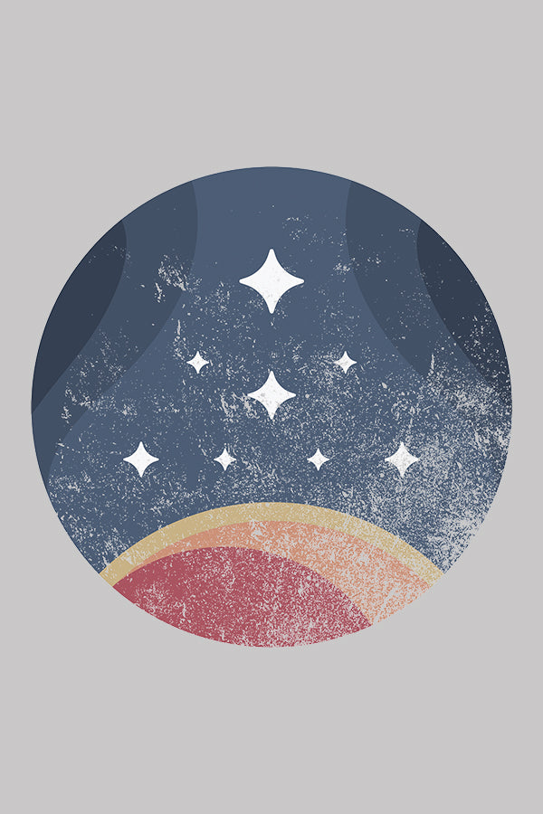 Starfield Retro Constellation Tee - Gray