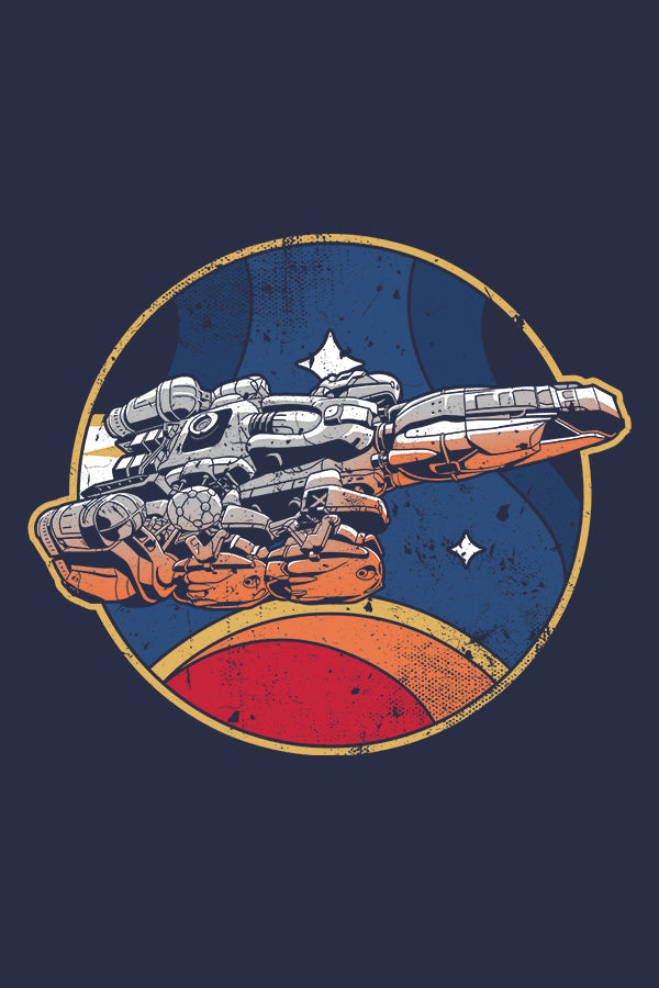 Starfield Retro Ship Tee