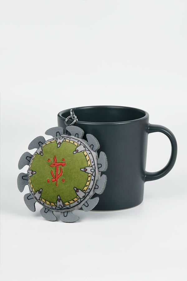 DOOM: The Dark Ages Shield Saw Plush Keychain
