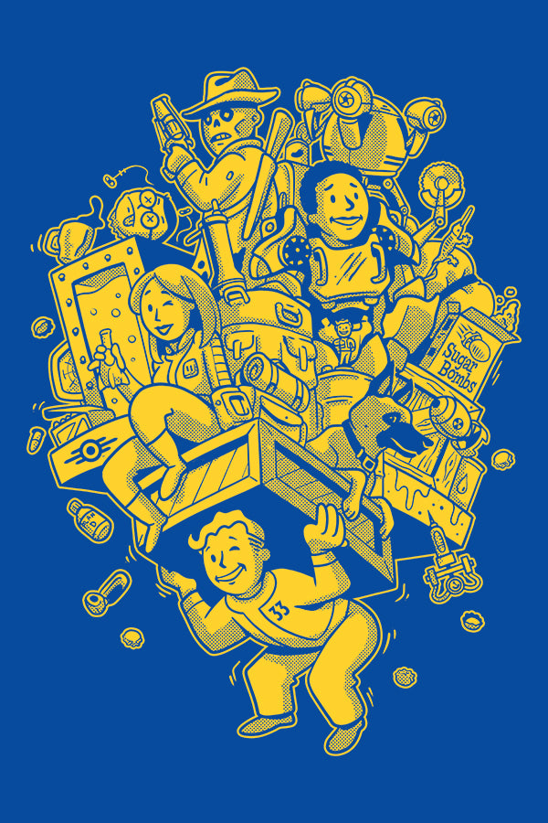 Fallout Series 1 Year in the Wasteland Tee