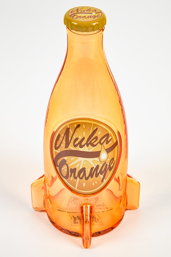 Fallout Nuka-Cola Orange Glass Bottle & Caps