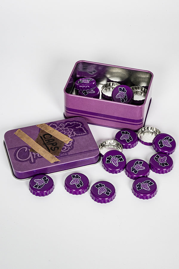 Fallout Bottle Cap Series: Nuka Grape with Collectible Tin