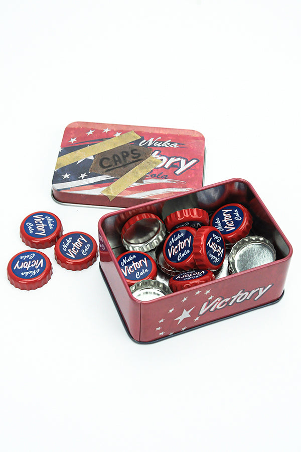 Fallout Bottle Cap Series: Nuka-Cola Victory with Collectible Tin