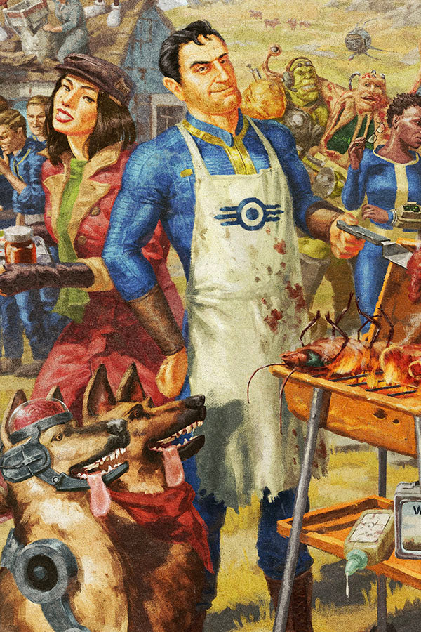 Image: Fallout 25th Anniversary Lithograph closeup