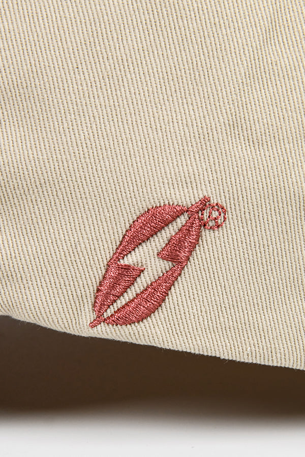 Image: Fallout RobCo Atomic Shop Hat closeup of lightning logo