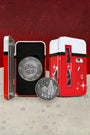 Nuka-Cola Coin with Mini Fridge Tin
