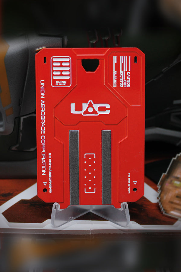 DOOM Limited Edition Red Replica Key Card – Official Bethesda Gear