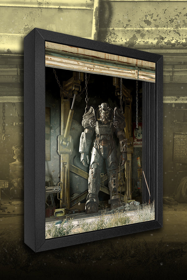 Fallout Power Armor Shadow Box