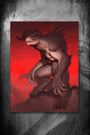Fallout Deathclaw Lithograph