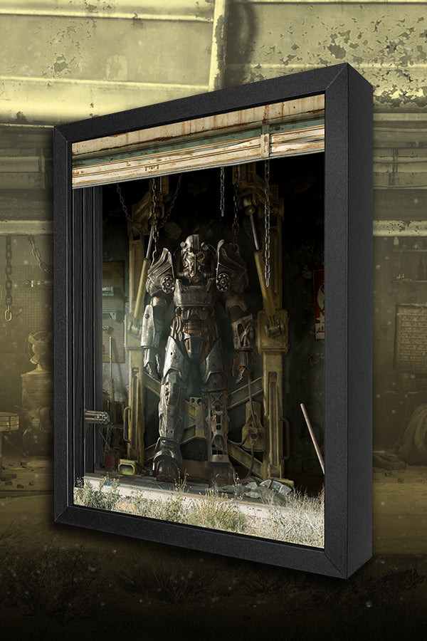 Fallout Power Armor Shadow Box
