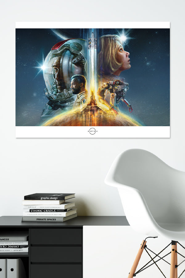 Starfield Key Art Lithograph View 2