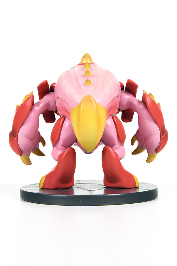 The DOOM Eternal Pinky Mini Collectible Figure from the back.