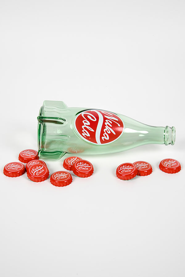 Image: Fallout Nuka Cola Glass Bottle & Cap view 3
