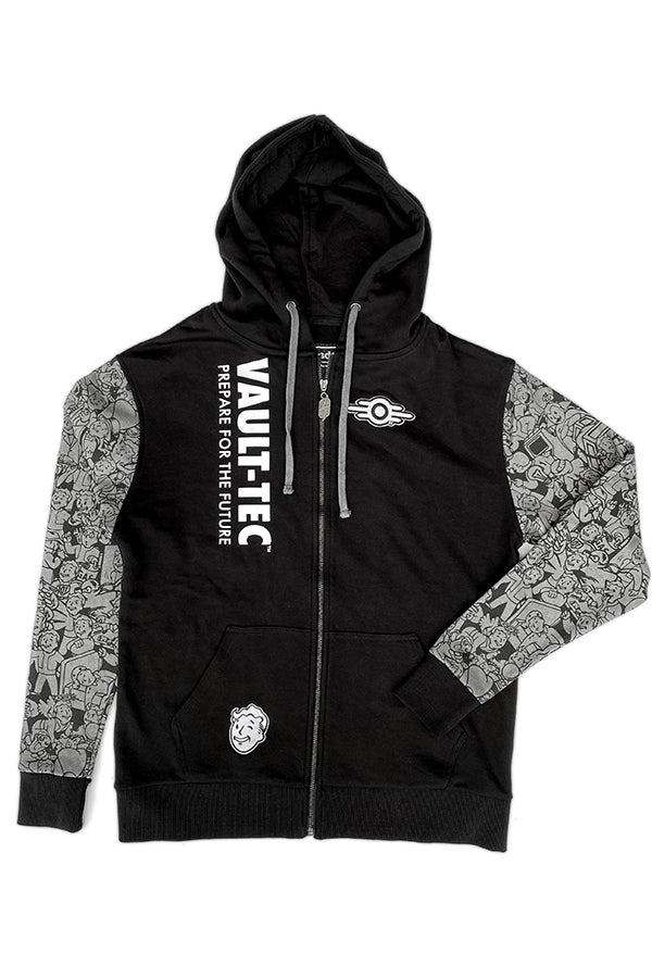 Image: Vault-Tec Hoodie overhead view of front