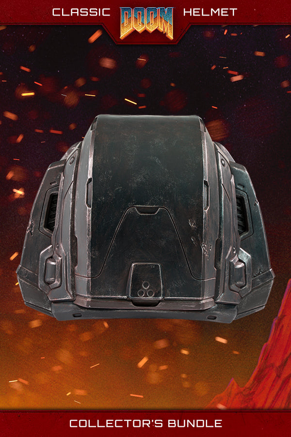 Classic Doom Helmet Collector’s Bundle Back