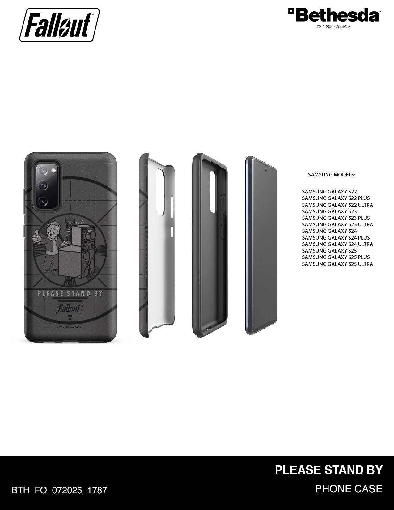 Fallout Please Stand By Samsung Galaxy Phone Case