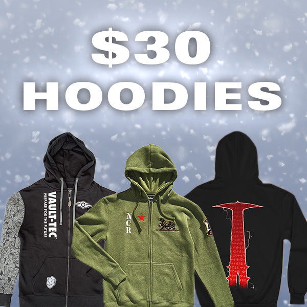 Image Depicting a Sale for $30 Hoodies