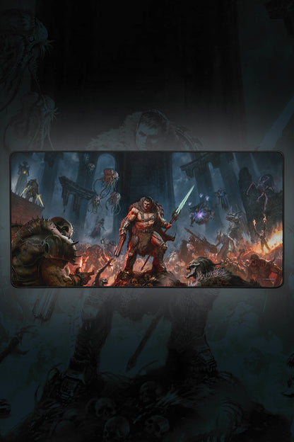 DOOM: The Dark Ages Revelations Key Art Oversized Mousepad