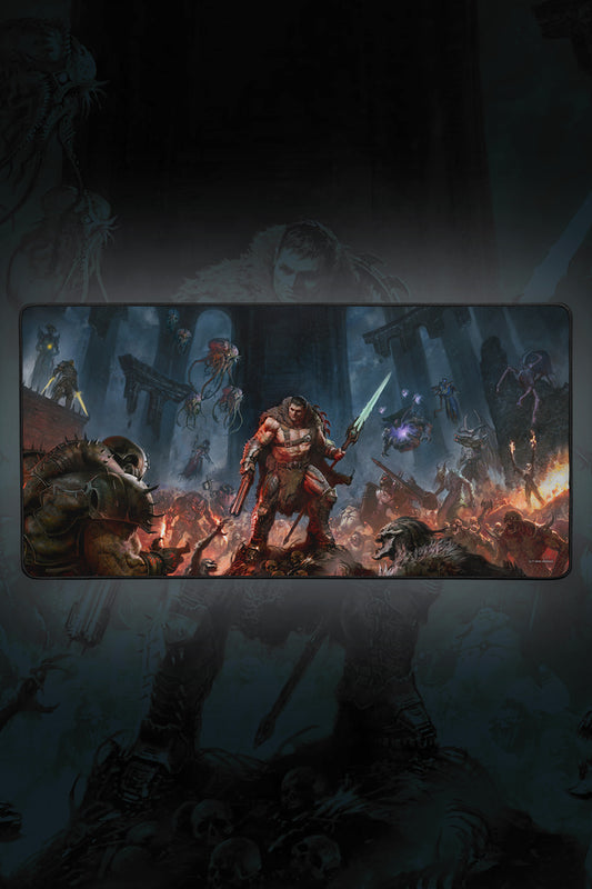 DOOM: The Dark Ages Revelations Key Art Oversized Mousepad