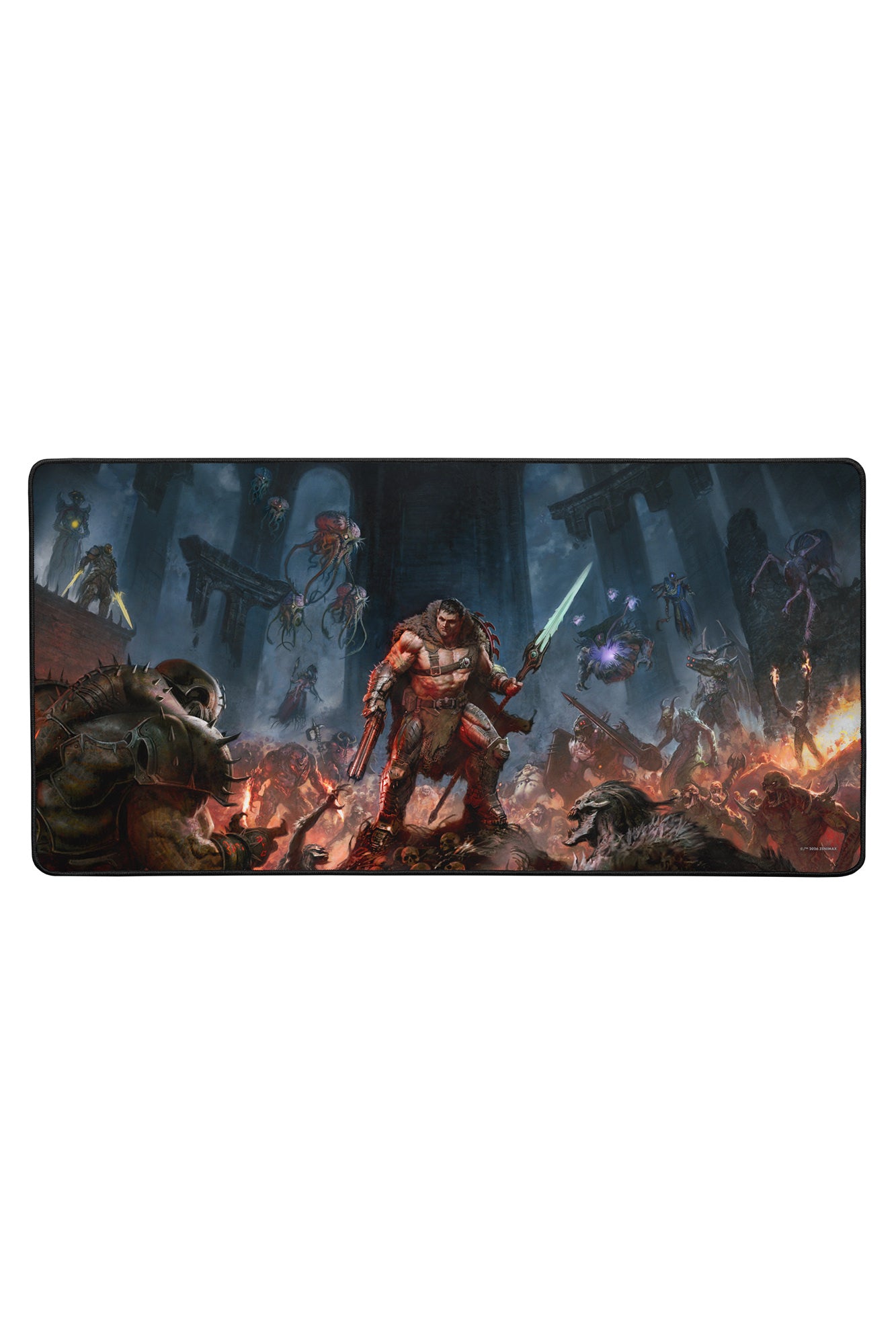 DOOM: The Dark Ages Revelations Key Art Oversized Mousepad